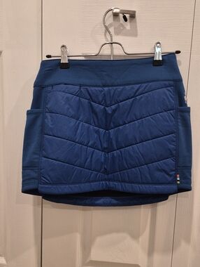 Smartwool Blue Quilted Thermal Skirt